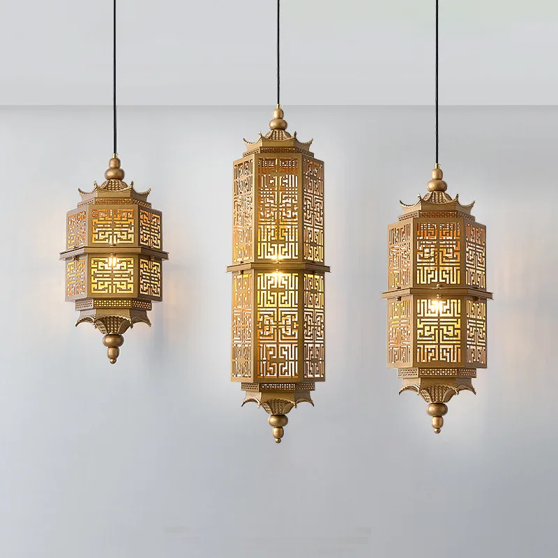 

Chinese Style Vintage Pendant Lights for Dining room Palace lamp Mid Century Lighting Living Room Restaurant Decoration