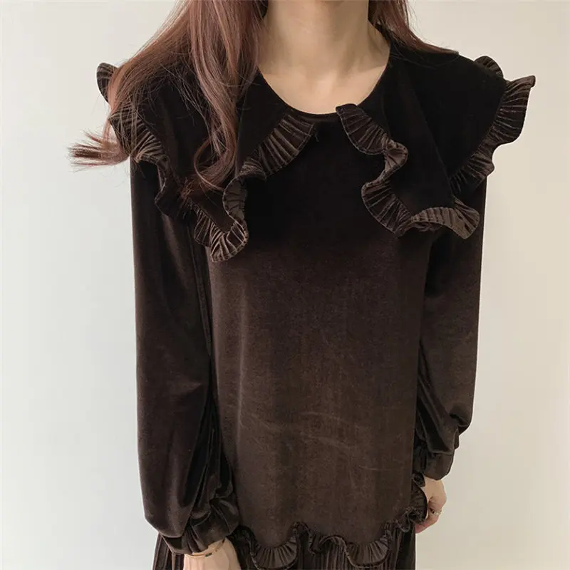HziriP 2020 Горячее предложение стройнящее бархатное стильное Плиссированное