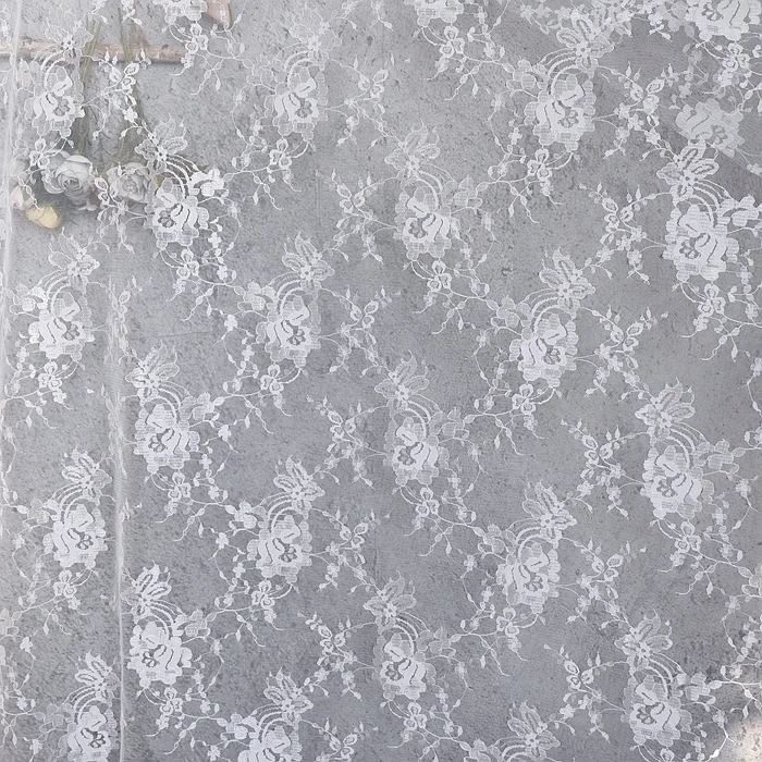 1 метр цена твердая на ощупь белая сетка кружевная ткань Сделай Сам свадебное