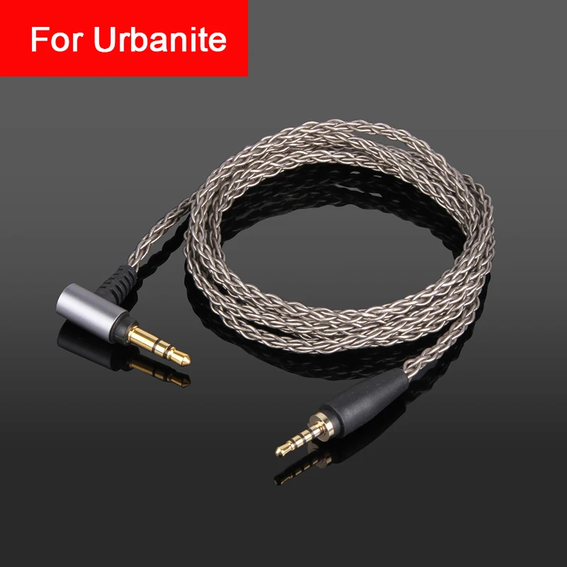 Newest For Sennheiser /MOMENTUM /Urbanite HD400s HD458/450BT HD598 HD558 HD598se Single crystal copper silver-plated cable