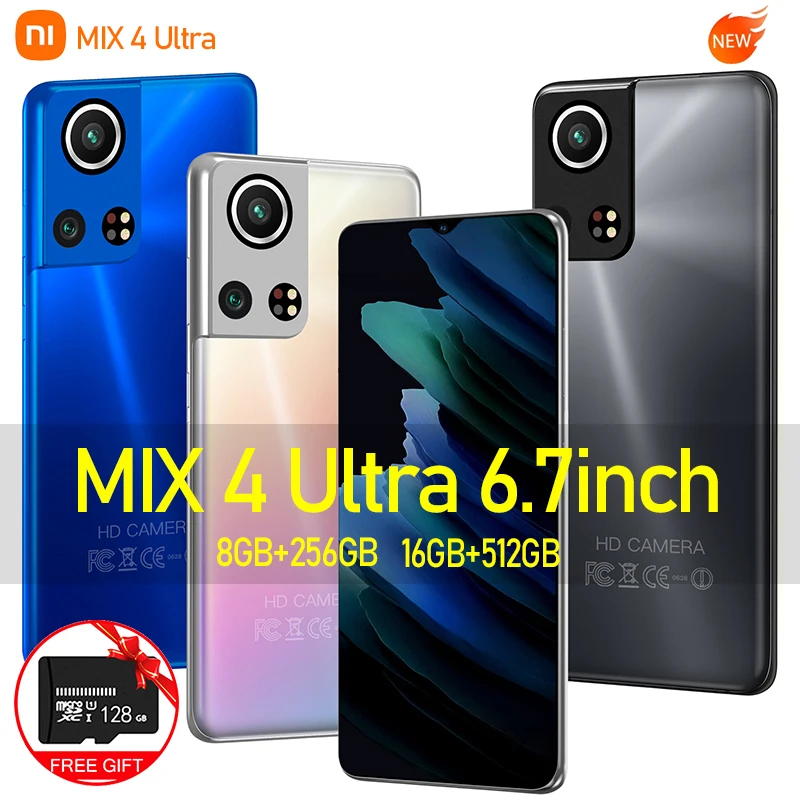 

Смартфон New MIX 4 Ultra, 6,7 дюйма, Android 16 + 512 ГБ, 256 ГБ, 6000 мАч