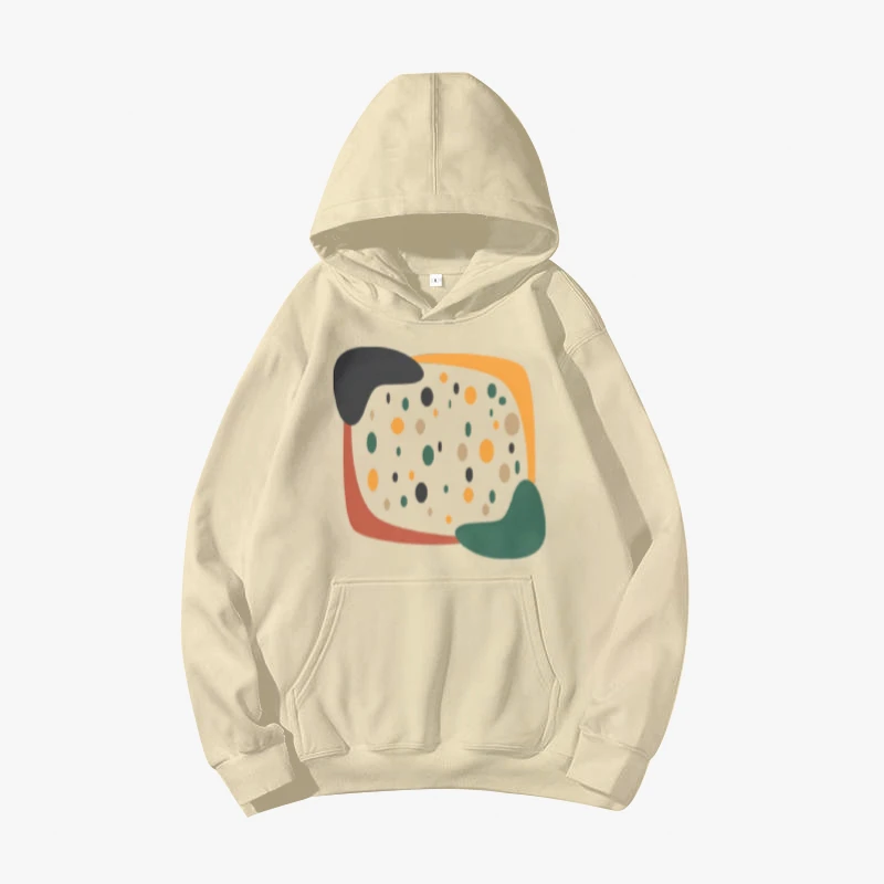 

Осенние женские худи с графическим рисунком, пуловеры с капюшоном, женские толстовки с геометрическим принтом, одежда с длинным рукавом, Же...