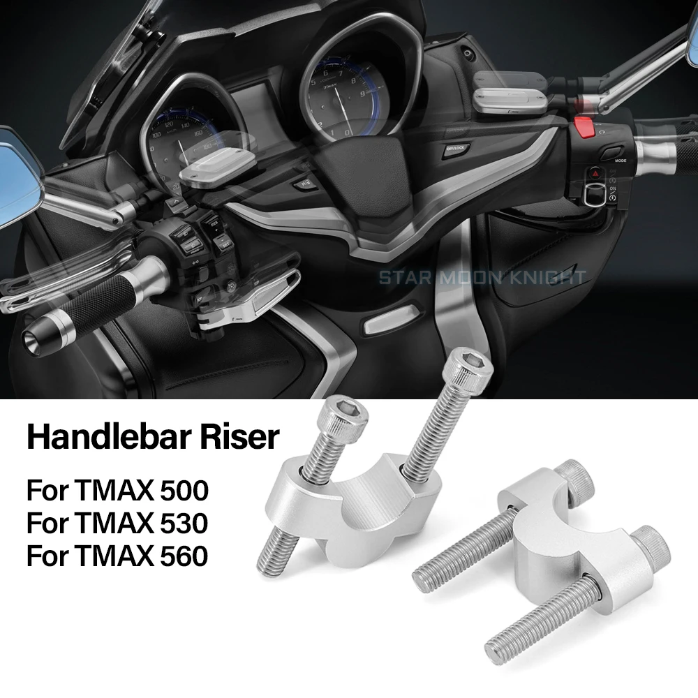 

Подходит для YAMAHA TMAX 500 TMAX 530 TMAX 560 TMAX T-MAX 500 530 560, ручка мотоцикла, зажим для подъема, удлиненное крепление адаптера руля