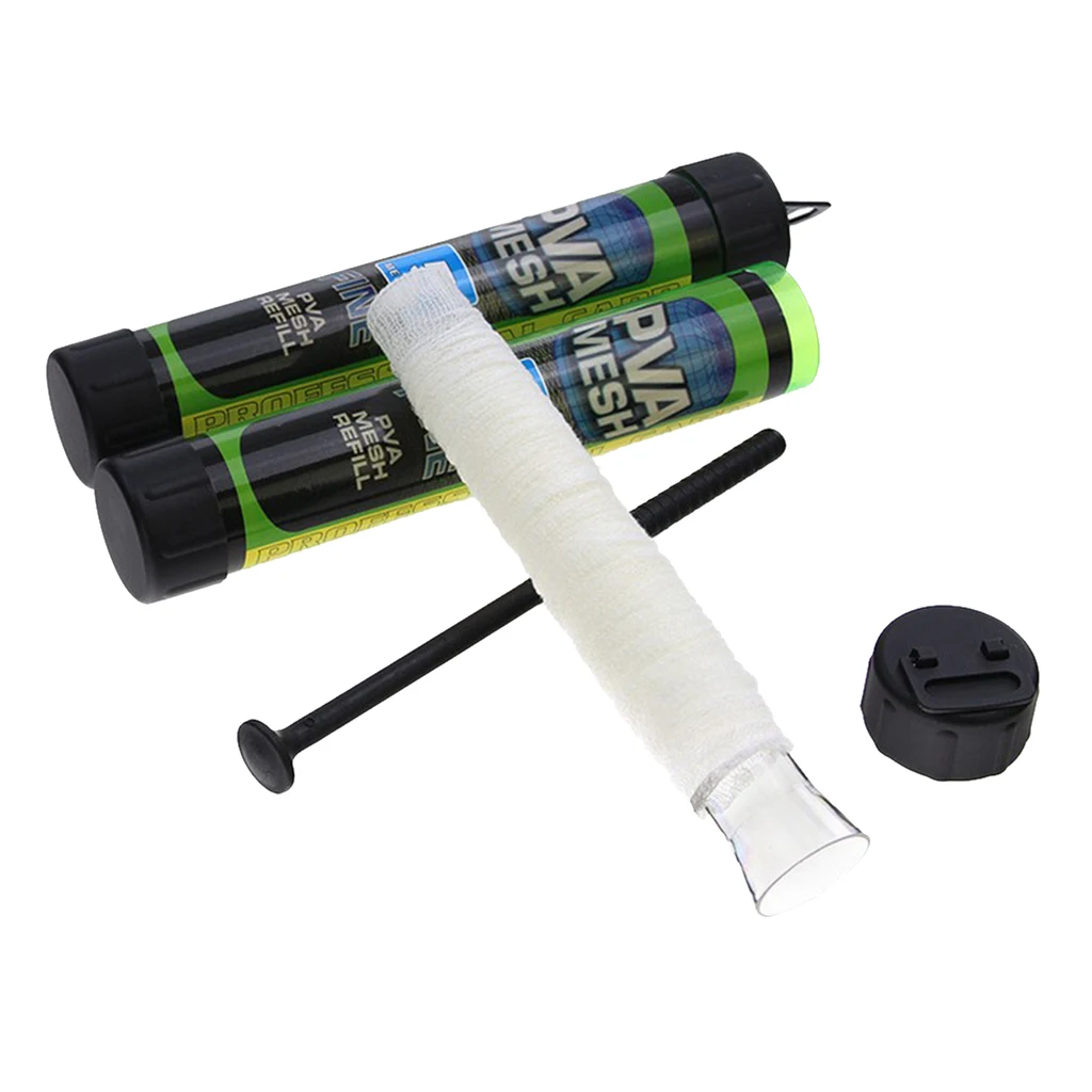 ПВА рыболовная сетка растворяется многоразовый мешок для твердой приманки