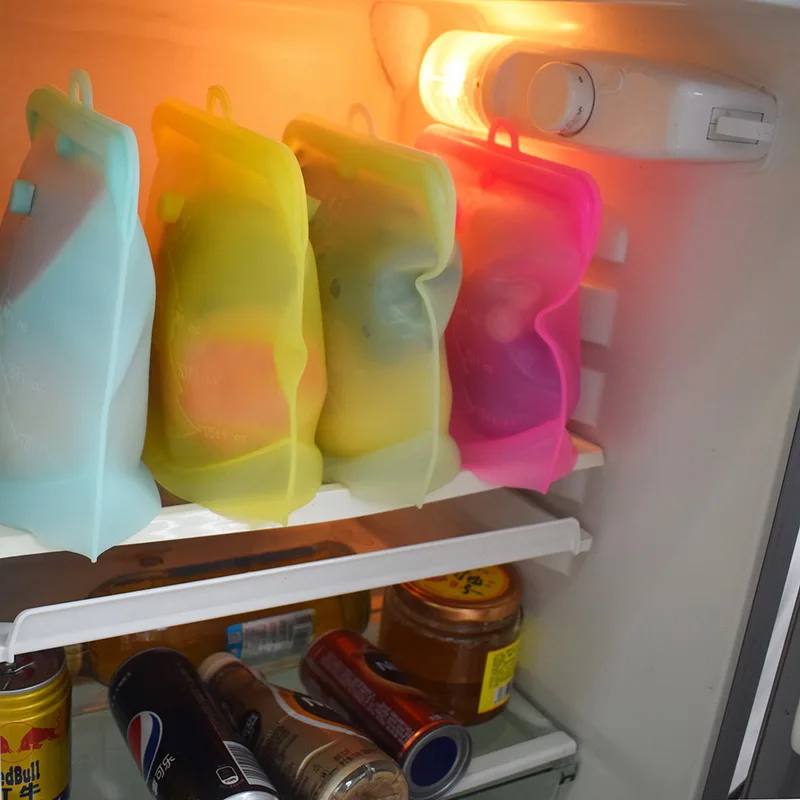 1 шт. PEVA мешок для хранения продуктов контейнеры многоразовая морозильная сумка