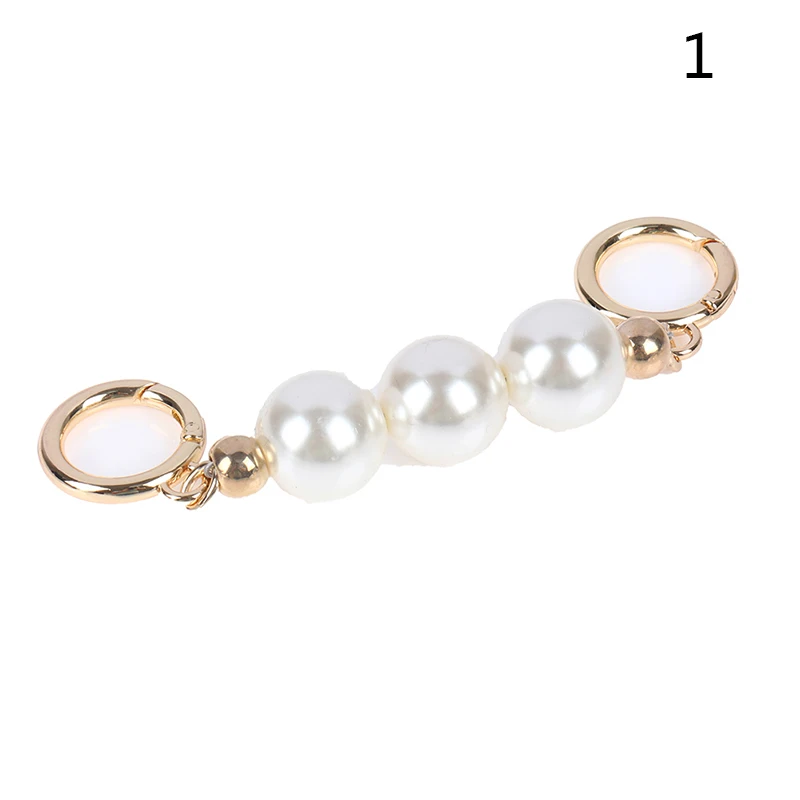 

1PCS Imitate Pearl Strap For Bags Handbag Accessories Purse Belt Handles Cute Bead Chain Tote Women Parts Fashion Bag Chain