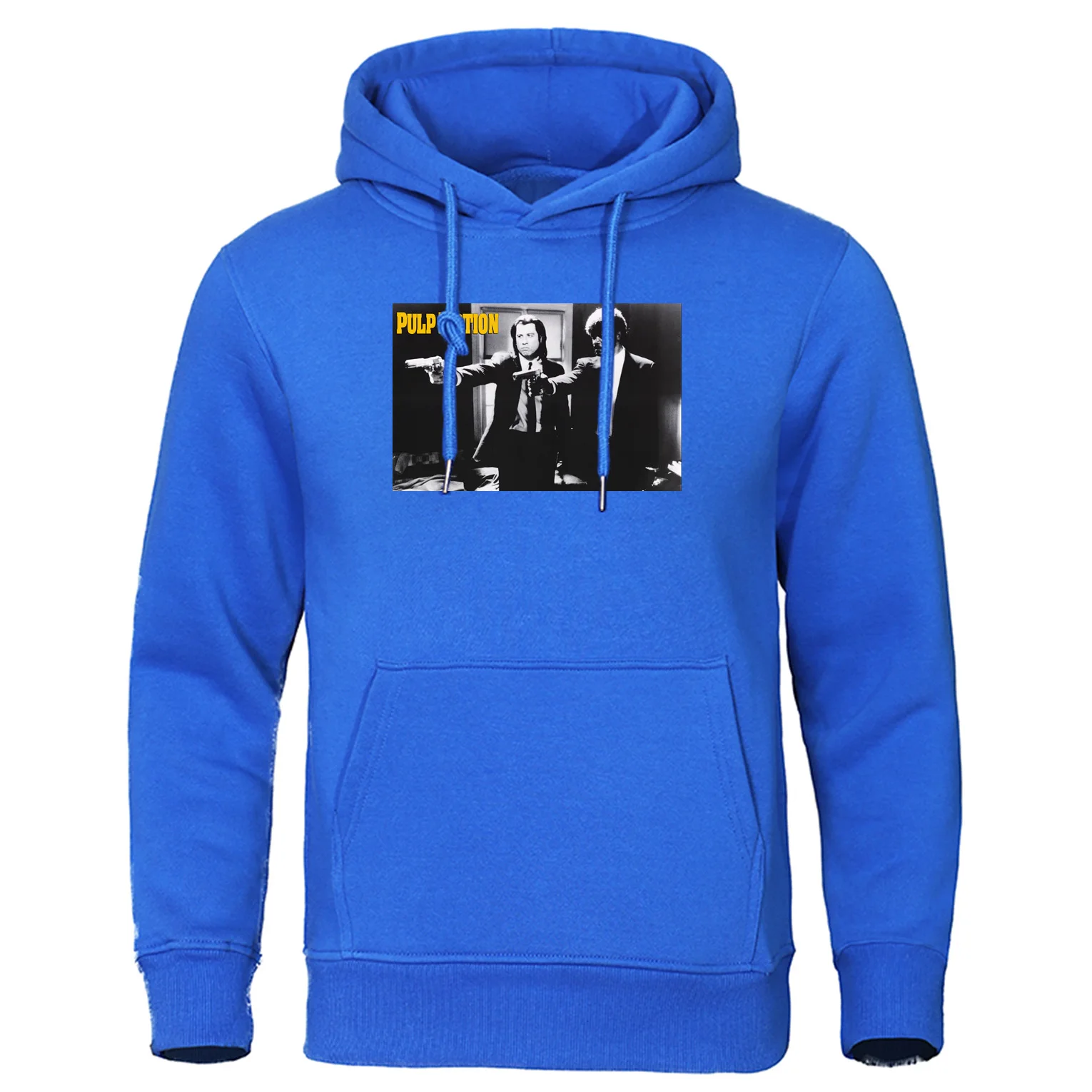 

High Quailty Men Hoodies movie Pulp Fiction Man Sweatshirts Funny Hip Hop Pullovers 2019 Autumn Winter Brand Streetwear Hoody