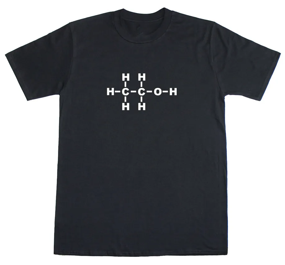 Рождественская Праздничная спиртовая Молекула Формула смешная Мужская