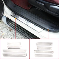for toyota hilux 15 21accessories car outer inner door sill scuff plates cover stainless steel trim protect interior car styling