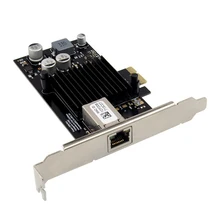 PCI-E Network Card PCI-E X1 I210AT Single-Port Gigabit Ethernet Image Capture Network Card POE+ Power Supply NIC