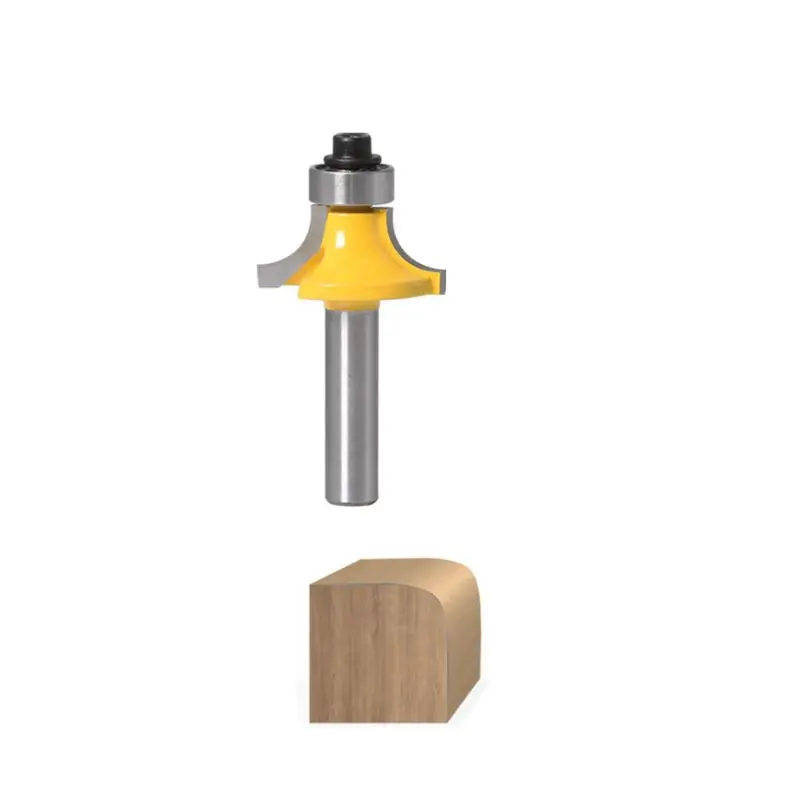 

8mm Shank Round Over Router Bit Carbide Carpentry Milling Cutter Woodworking