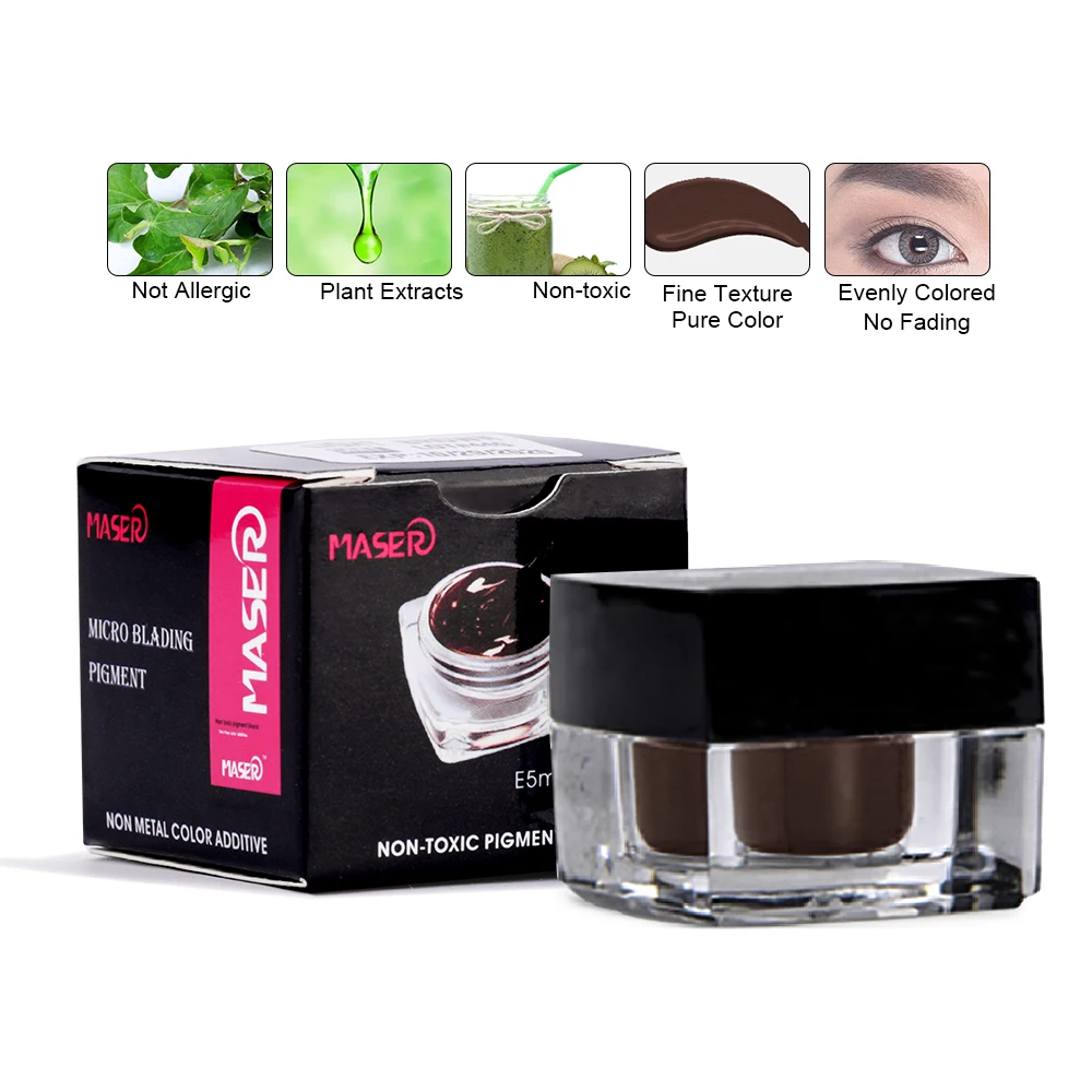 

Tattoo Ink Color Microblading Pigment Paint For Lip Eyeliner Permanent Makeup Microblading Eyebrow Pen Tattoo Inks Accessory
