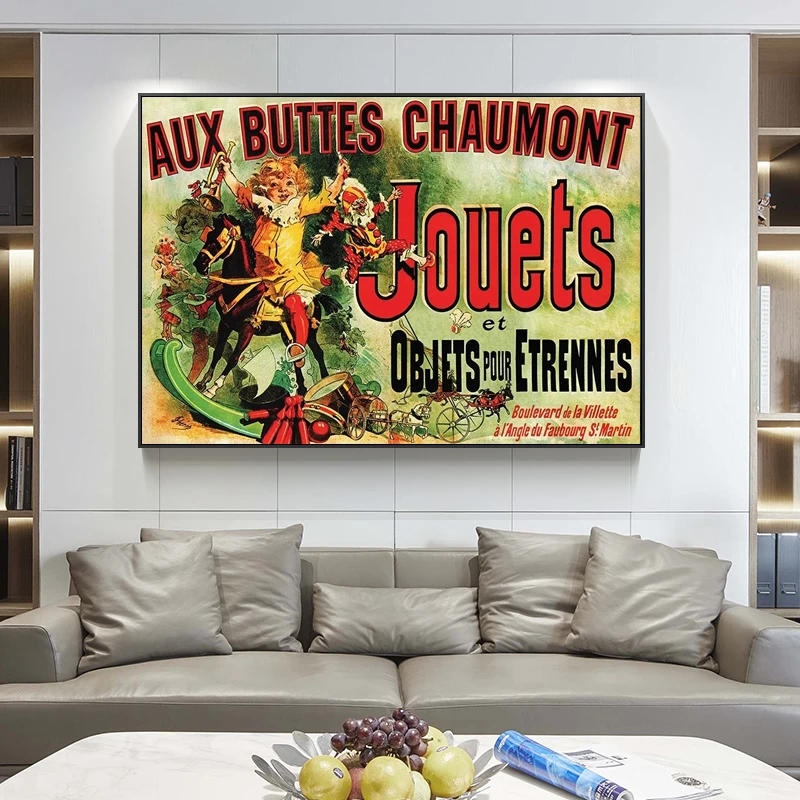 

Aux Buttes Chaumont Jouets Poster Friends TV Canvas Painting Poster and Print Wall Art Picture Cuadros for Living Room