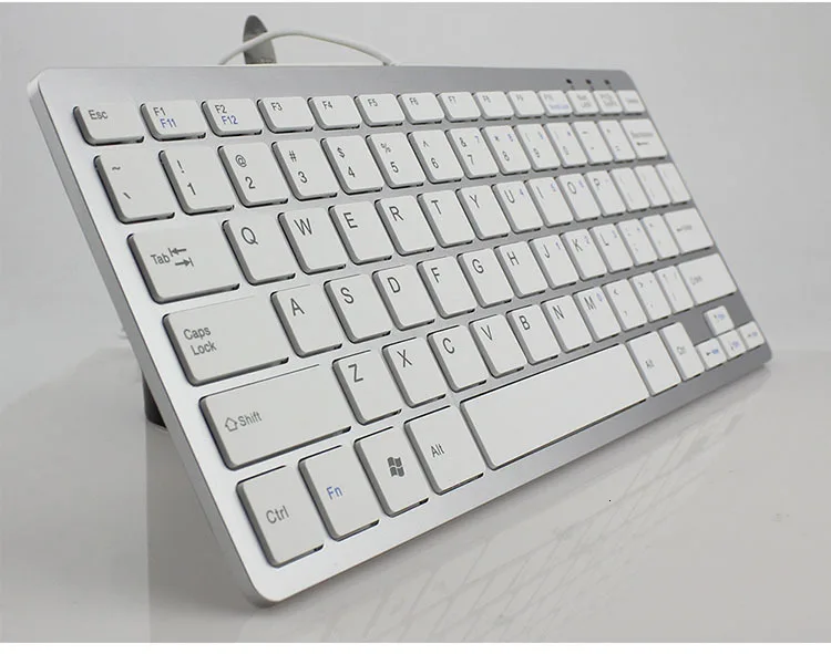 CHYI Mini 78 клавиш ультра тонкий USB Проводная клавиатура Портативный тонкий эргономичные компьютерные клавиатуры для Apple Macbook портативных ПК PC Тетрадь