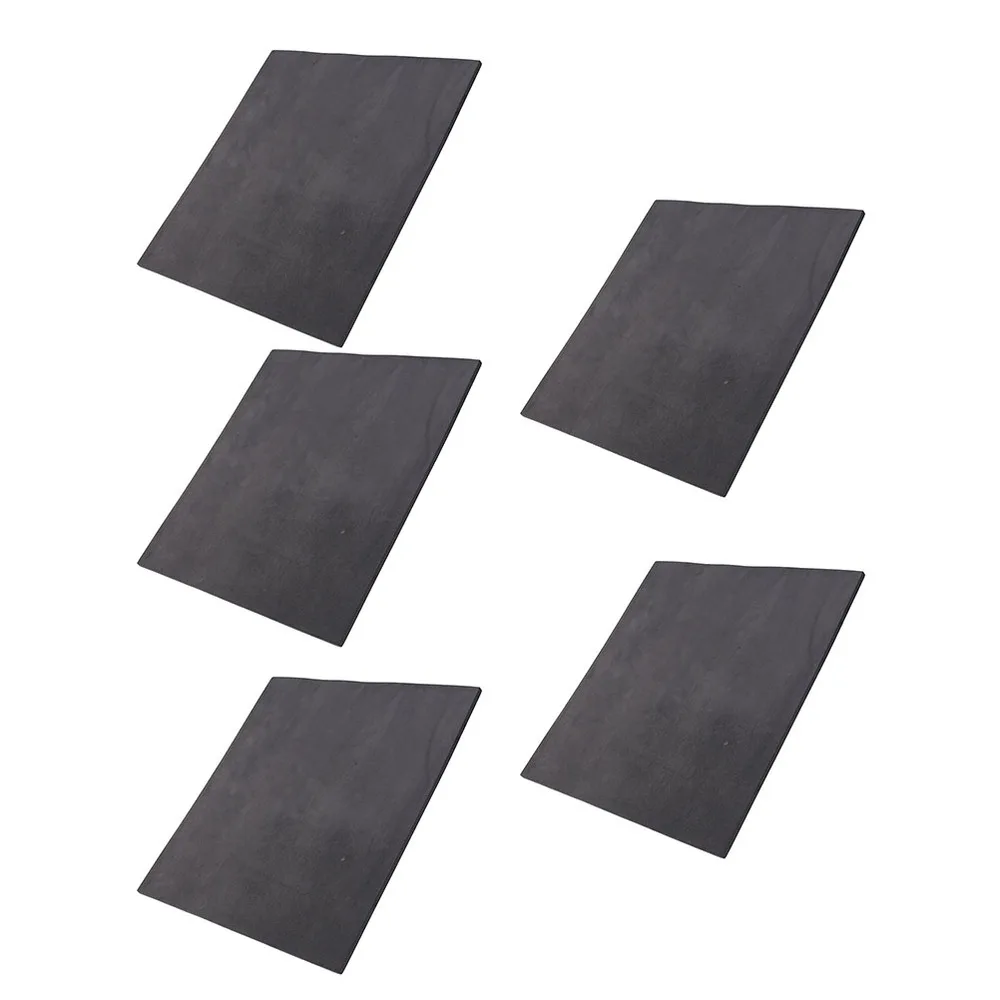 

5Pcs Fish Tank Thicken Pad Aquarium Insulation Pad Non-skid Cushion Black