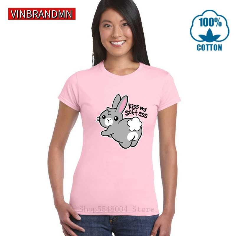 Женская футболка с милым Кроликом для мальчиков и девочек 2020 | одежда