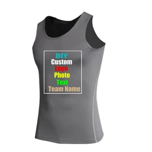 Мужской Быстросохнущий эластичный жилет, с логотипом на заказ