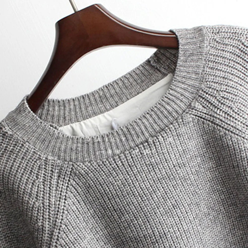 

Autumn Winter Sweater Korean Style New Fashion Casual Loose Pullover Sweater Women Jacket Fake 2Piece Mid-length Sweater Tops