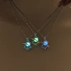 Ожерелье со Стрелец серебристого цвета, со знаком зодиака, светящийся в темноте кулон, ожерелье для женщин, подарочные украшения 2019