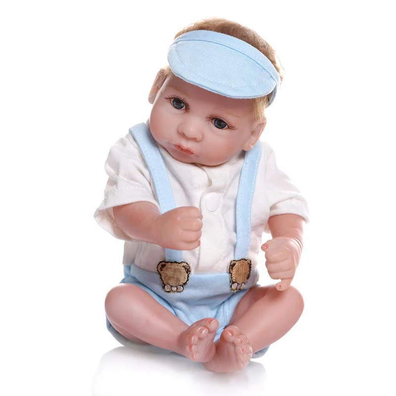 

Reborn Baby Doll 26cm Full Silicone Body Soft Touch Fresh Color Bebe Accompanying Toy