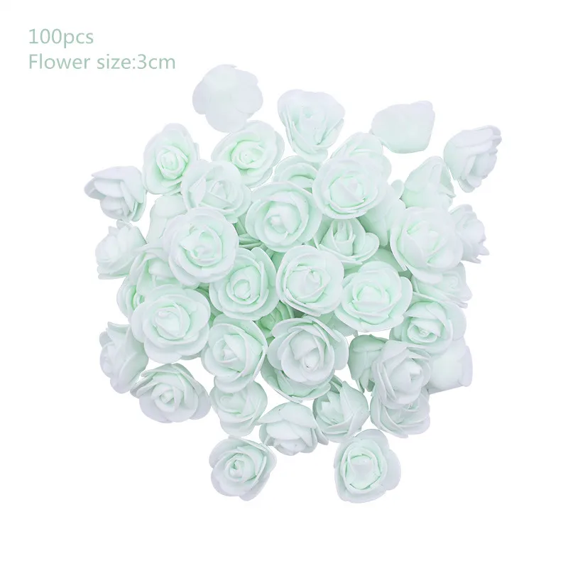 100pcs F08 Рождественский орнамент из полистирола, пенополистирол, моделирующий медведь, белый пенопласт, медведь, сердце, шар, сделай сам, ремесло, свадебные подарки, искусственная Цветочная головка - Цвет: 100pcs F08