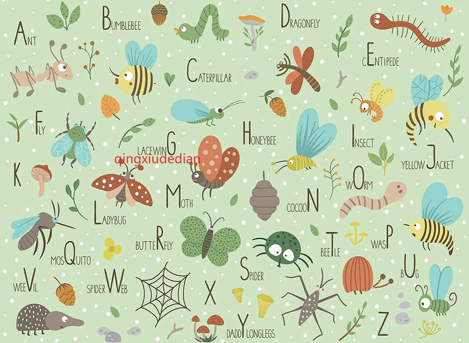 Eeypy, насекомые, АБС-алфавит, искусство стен, металлический жестяной знак, плакат, настенная табличка, металлическая табличка, искусство, жестяное искусство