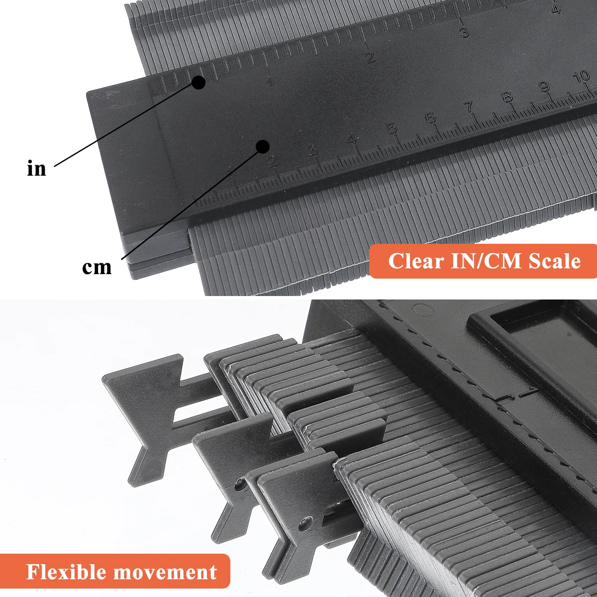 Contour Gauge Angle Meter Ruler Measurment Duplication Carpenter Tool Templates For Wood Shape Measuring | Инструменты