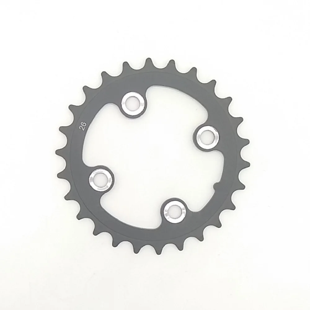 TRUYOU 46 т 36 26 BCD 104-64 MTB Chaingrings Алюминий с цепочкой из сплава колесные велосипедные детали горного велосипеда передняя Звездочка 3*6/7/8 Скорость - Цвет: 64 BCD 26T