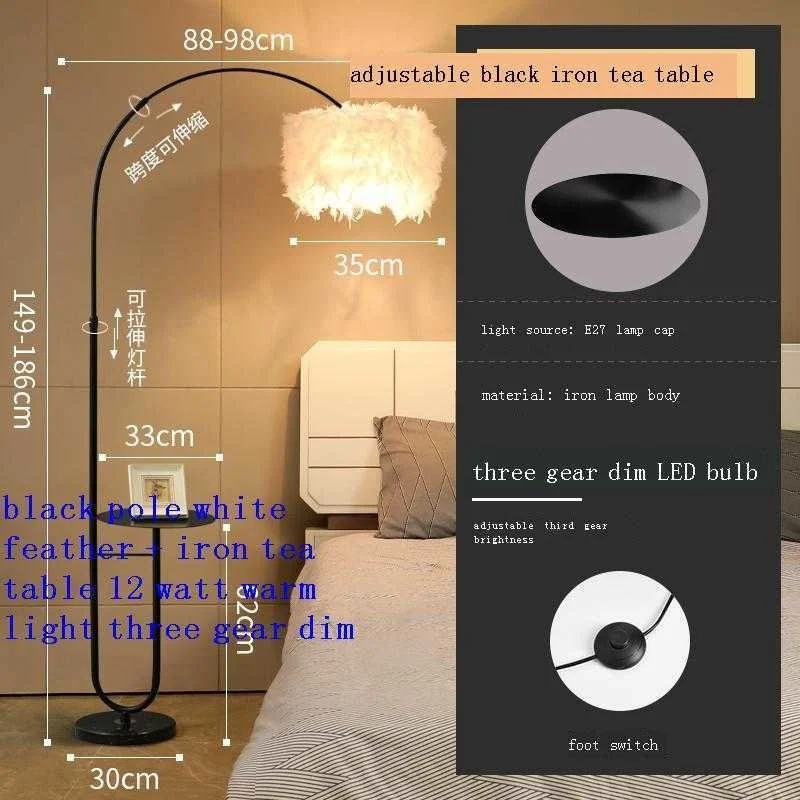 

Para Quarto Lampade Da Terra Piantana Salon Standing Stand Staande Lampara De Pie Lamp for Living Room Lampadaire Floor Light