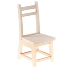 1:12, Деревянный Маленький стул, кукольный домик, миниатюрная мебель, модель столовой, Игрушки для маленьких детей