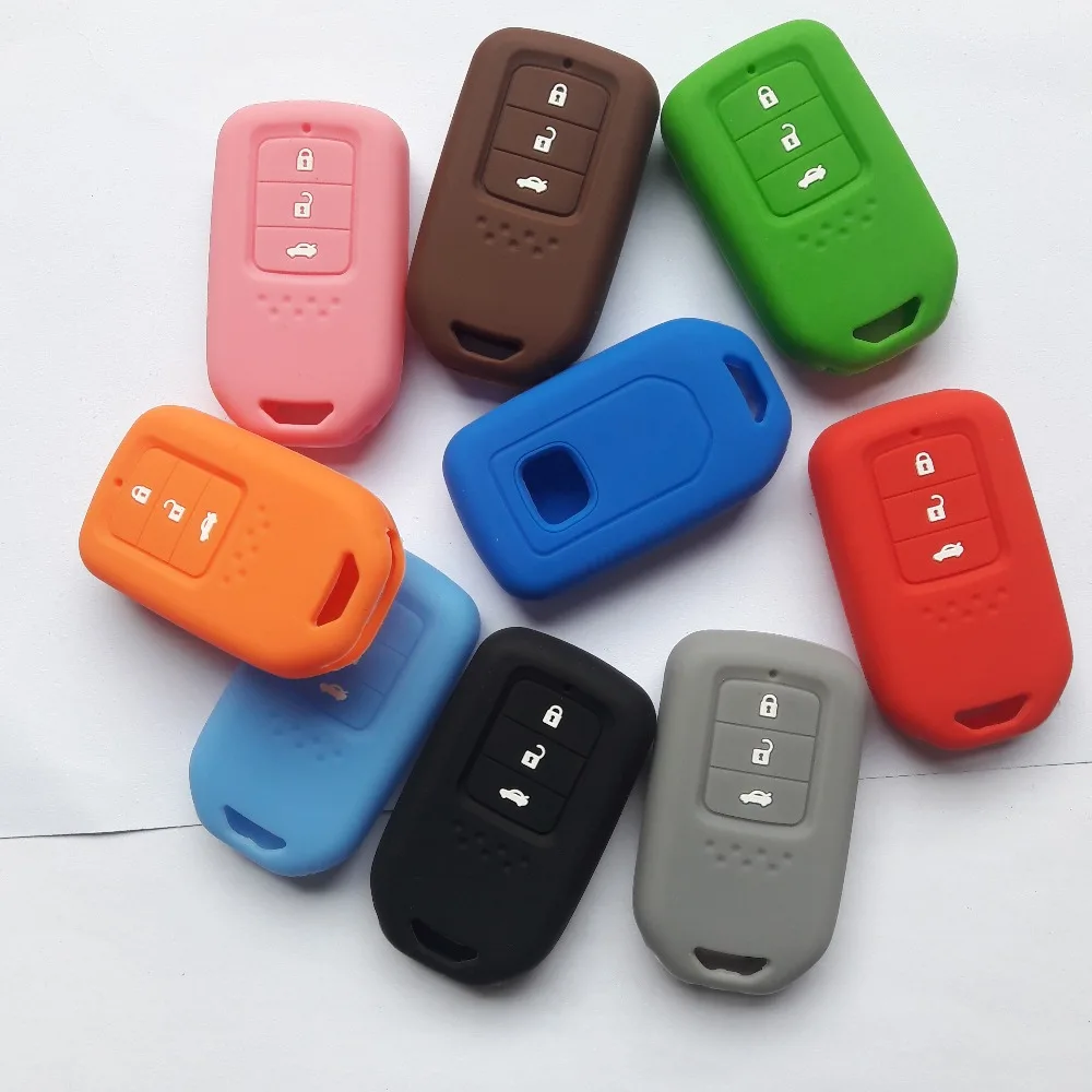 30 шт. силиконовый резиновый держатель для ключа чехол КРЫШКА ДЛЯ Honda 2018 AMAZE CITY JAZZ