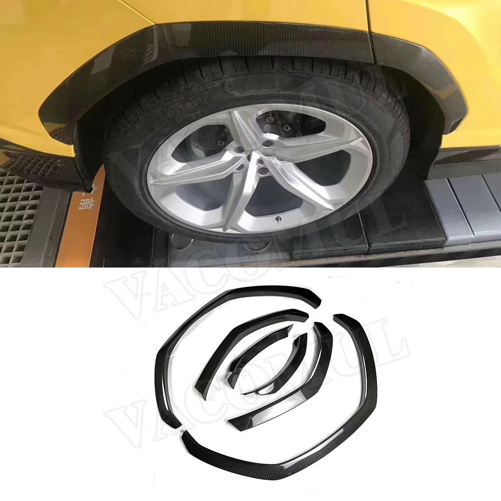 

Dry Carbon Fiber Car Fender Flares Arch Wheel Eyebrows Mudguard Lip Protector Cover Mud Guard For Lamborghini Urus