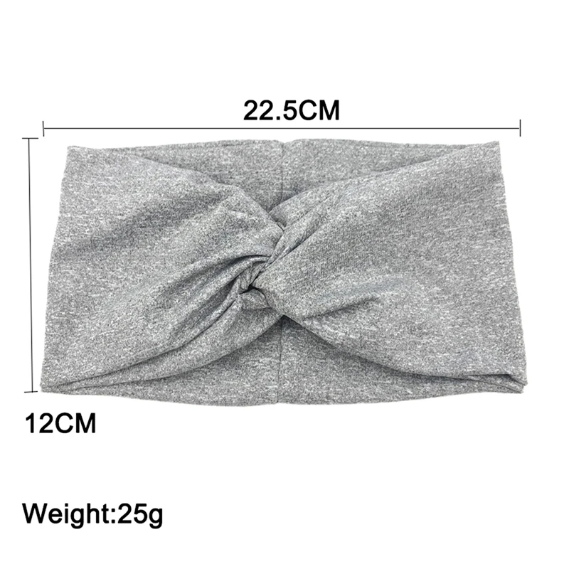 

New Sport Hair Band Elastic Wide Blend Non Slip Sweatband Headband Yoga Exercise Running Sport Athletic Headband