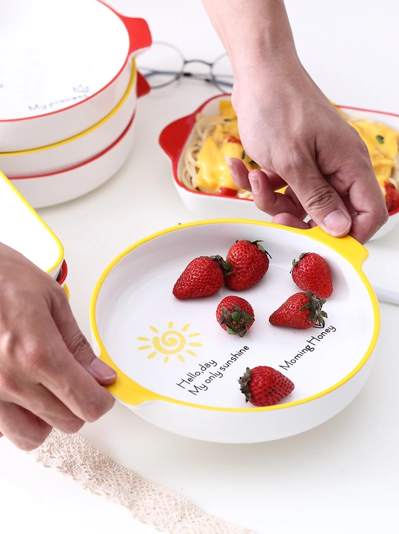 Керамическая тарелка для выпечки риса микроволновой печи специальная супа