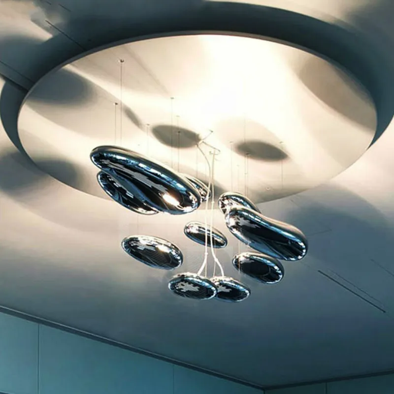 Современный простой стеклянный люстра освещение креативная Гостиная Искусство