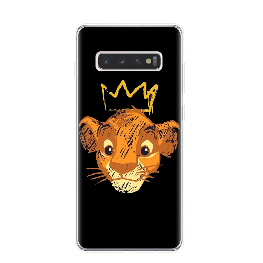 Роскошный чехол для телефона Lion King nala simba timon для samsung Galaxy S10 S9 S8 Plus S6 S7 Edge S10E Lite 5G Мягкий ТПУ чехол Капа Etui