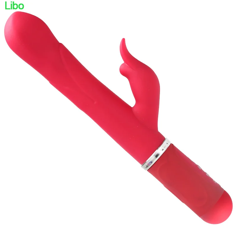 Кролик вибратор G-spot Массаж Телескопический 360 градусов вращение фаллоимитатор 36