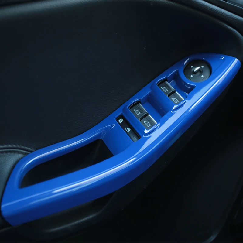 Мой хороший автомобиль синий ABS автомобильный стеклоподъемник Панель рамка