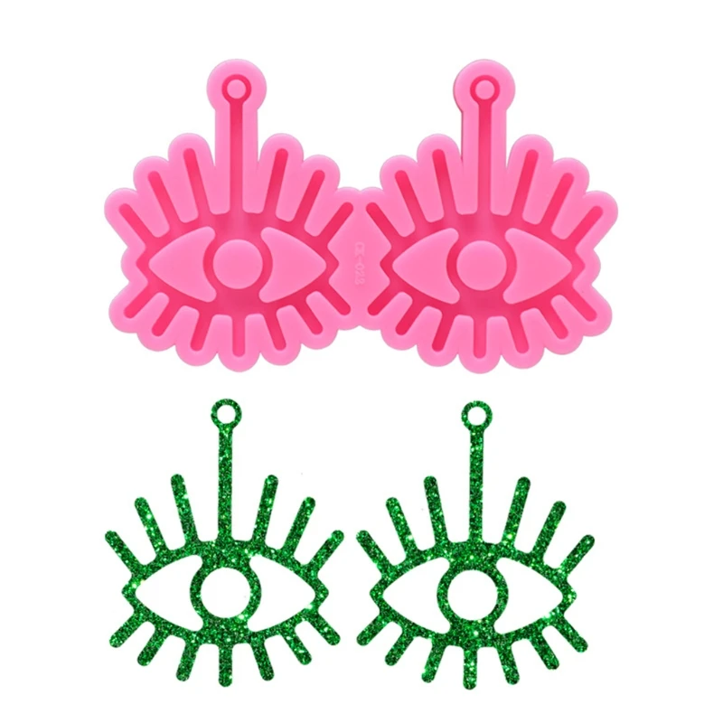 

Shiny Fish Bone/Eyes Shape Earrings Epoxy Resin Mold Keychain Casting Silicone Mould DIY Crafts Jewelry Pendant Making Tools