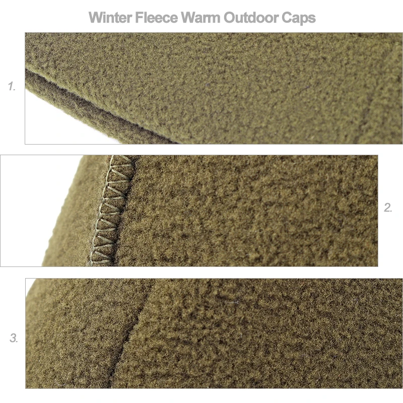 Зимняя Флисовая теплая походная шапка мужские термотактические уличные шапки