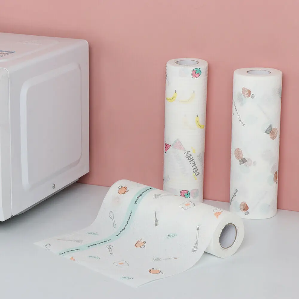 Мягкие прочные кухонные бумажные полотенца одноразовые Тряпичные чистящие