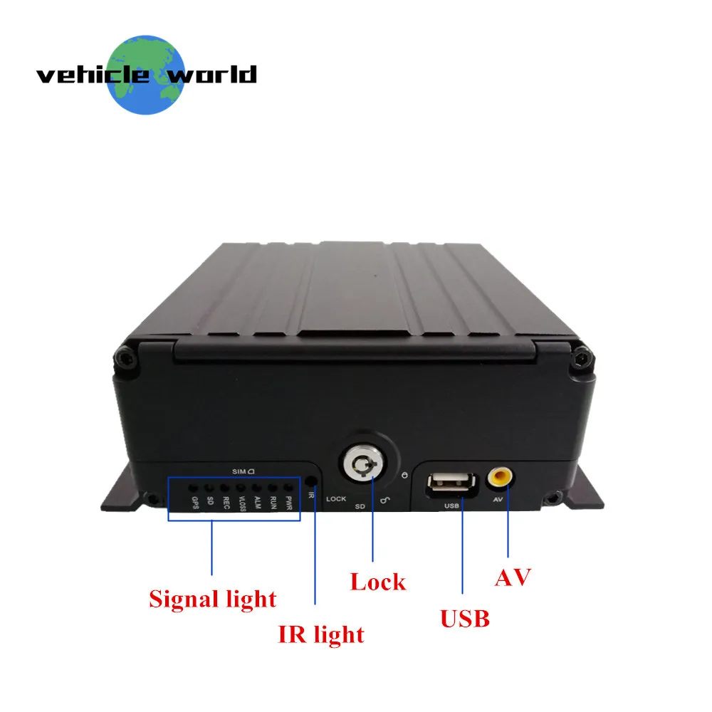 Trailer Truck School Bus Taxi Vehicle Car HDD SD Card 4CH AHD 1080P Mobile DVR built in GPS 4G | Безопасность и защита