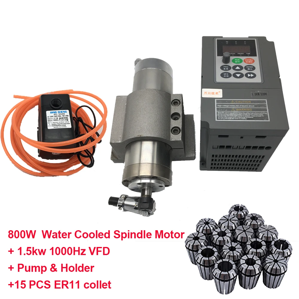 Двигатель шпинделя с водяным охлаждением переменного тока 800 кВт 24000 Вт 220 об/мин 65