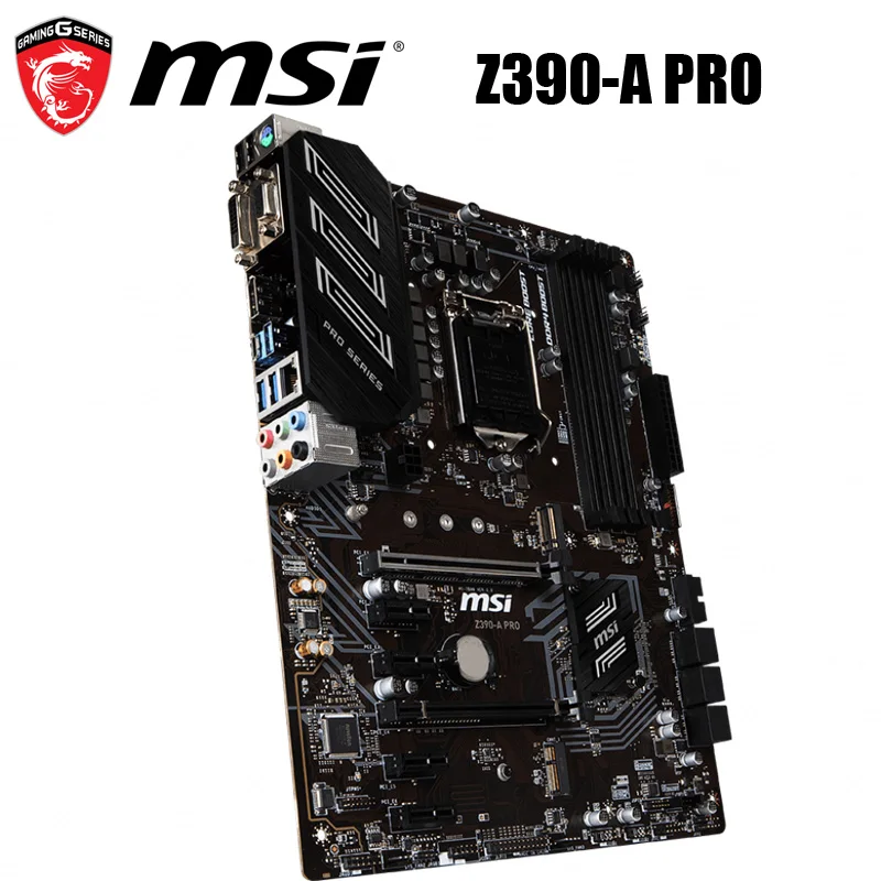 Новая материнская плата для майнинга MSI Z390 A PRO LGA 1151 DDR4 6GPU 6PCI E плата|Материнские