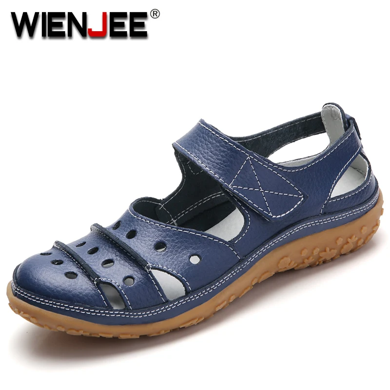 

Women Sandals Leather Comfortable Beach Outdoor Women Shoes 2020 New Fashion Ladies Casual Outdoor Female Sneakers Large Size