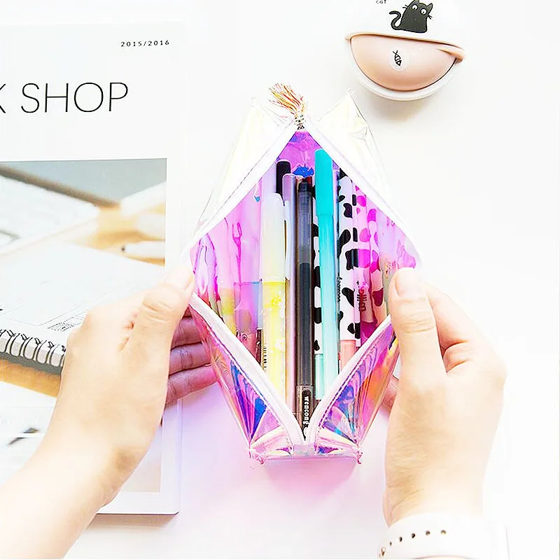 KKBOOK синий крутой чехол для карандаша прозрачный хранения лазеров и свежего