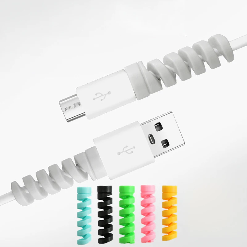

Универсальный 2 шт. защитный чехол для зарядного кабеля USB
