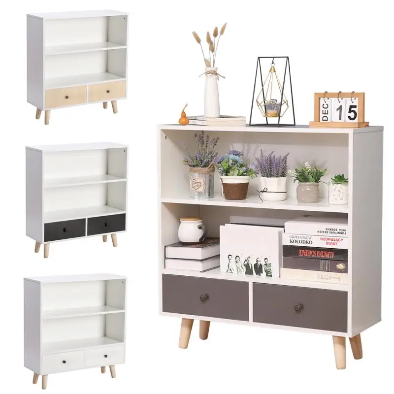 

Multi-layer Simple Drawer Organizer Cabinet Space-saving Wooden Foot Organizer Shelf Home Dorm Storage Closet Dustproof Furnitur