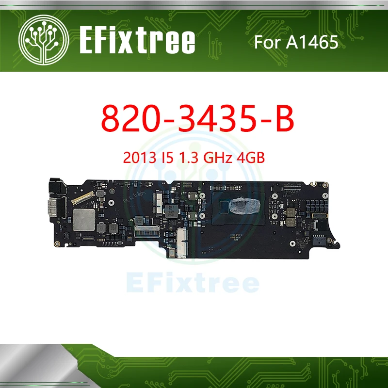 

820-3435-B 820-3435-A 2013-2014 For Apple Macbook Air 11.5'' A1465 Motherboard Logic Main Board 2013 I5 1.3 GHz 4GB