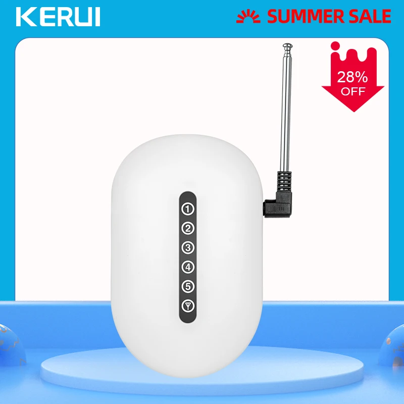 Домашняя система сигнализации KERUI Беспроводной ретранслятор сигнала усилитель